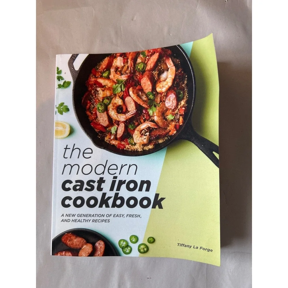 Cast Iron Cookbook Lot 30-Minute & Modern Cast Iron Recipes Skillet Cooking 2 Bk
